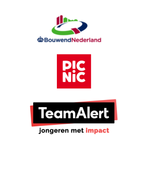 Logo's van BouwendNederland, PicNic en TeamAlert